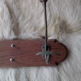Wall coat rack 2 pateres