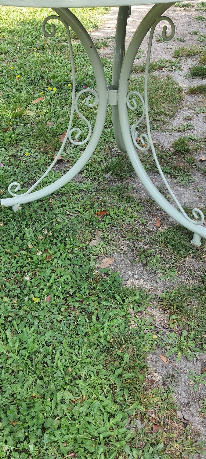 Small wrought iron living room