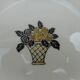 Six porcelain hollow plates