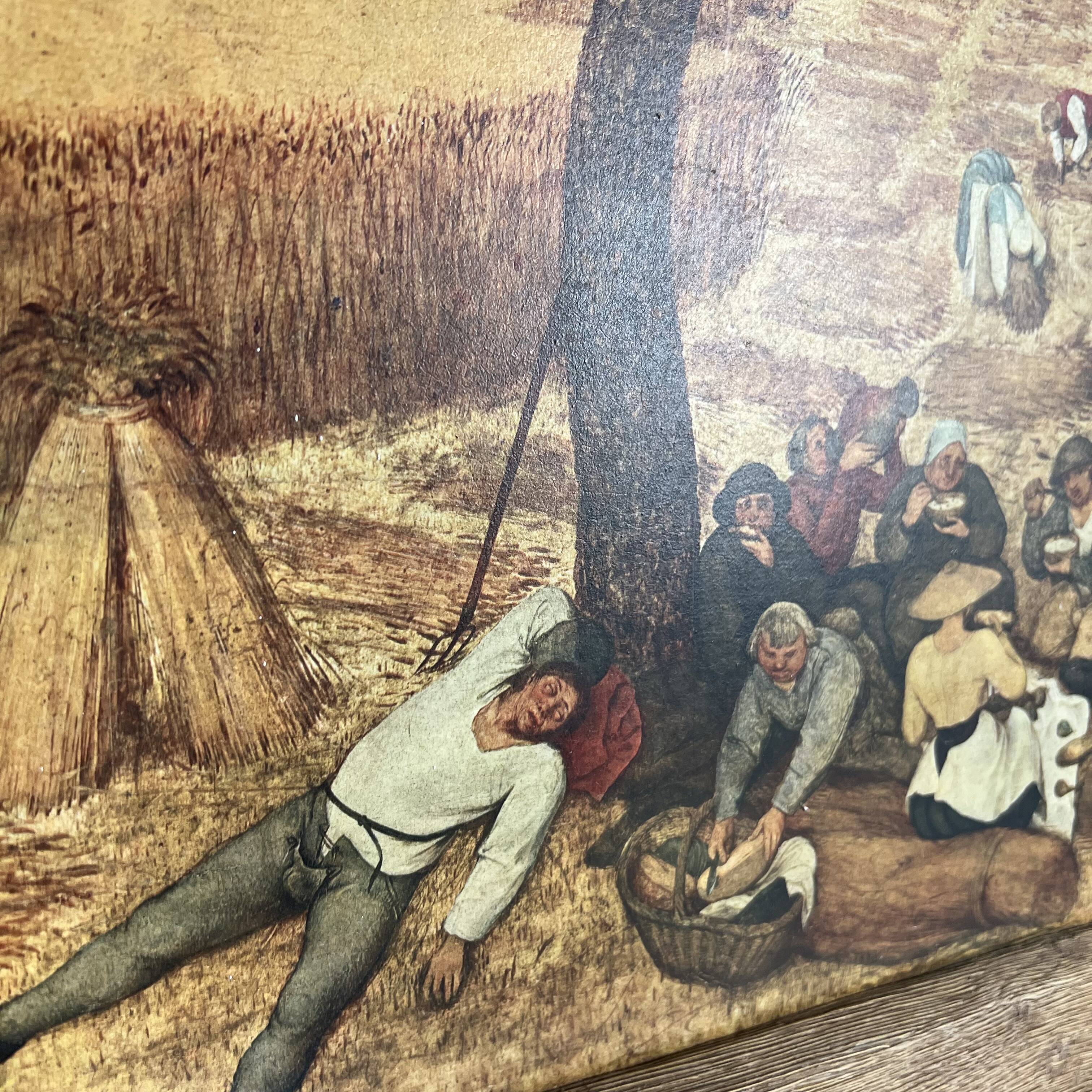 Large Painting Chromolithography Renaissance Bruegel the Elder 16th Century