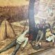 Grand Tableau Peinture Chromolithographie Renaissance Bruegel l'ancien XVIe