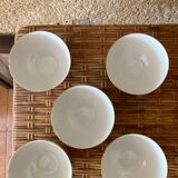 Set of 5 porcelain bowls