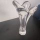Corolla soliflore vase in crystal, France 1960.
