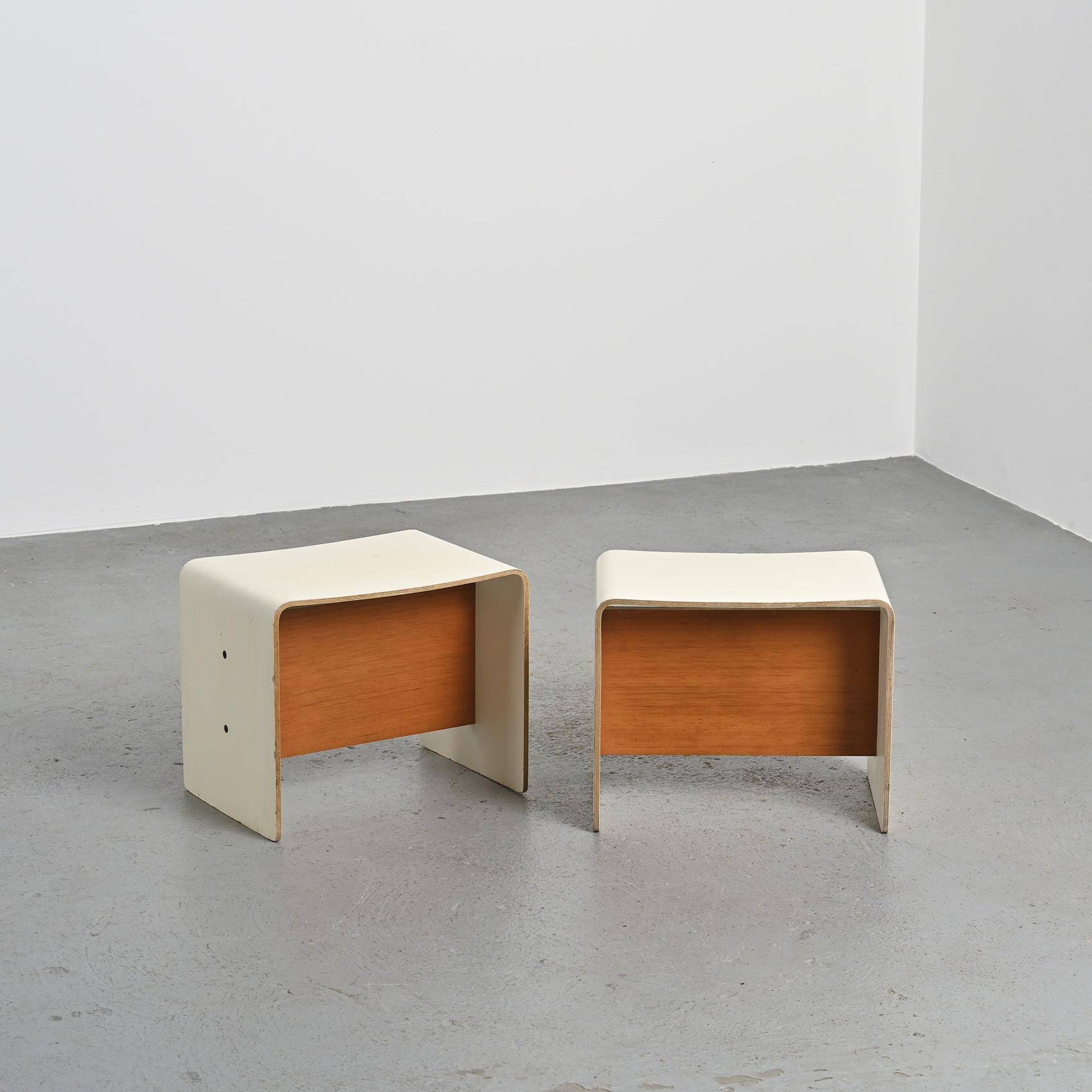 Pair of bedside tables by Pierre Guariche, circa 1968