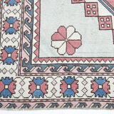 Handmade Wool Oushak Rug