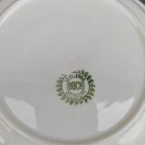 12 hollow plates Boch la Louvière 60s