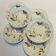 6 assiettes creuses Sarreguemines Papillon