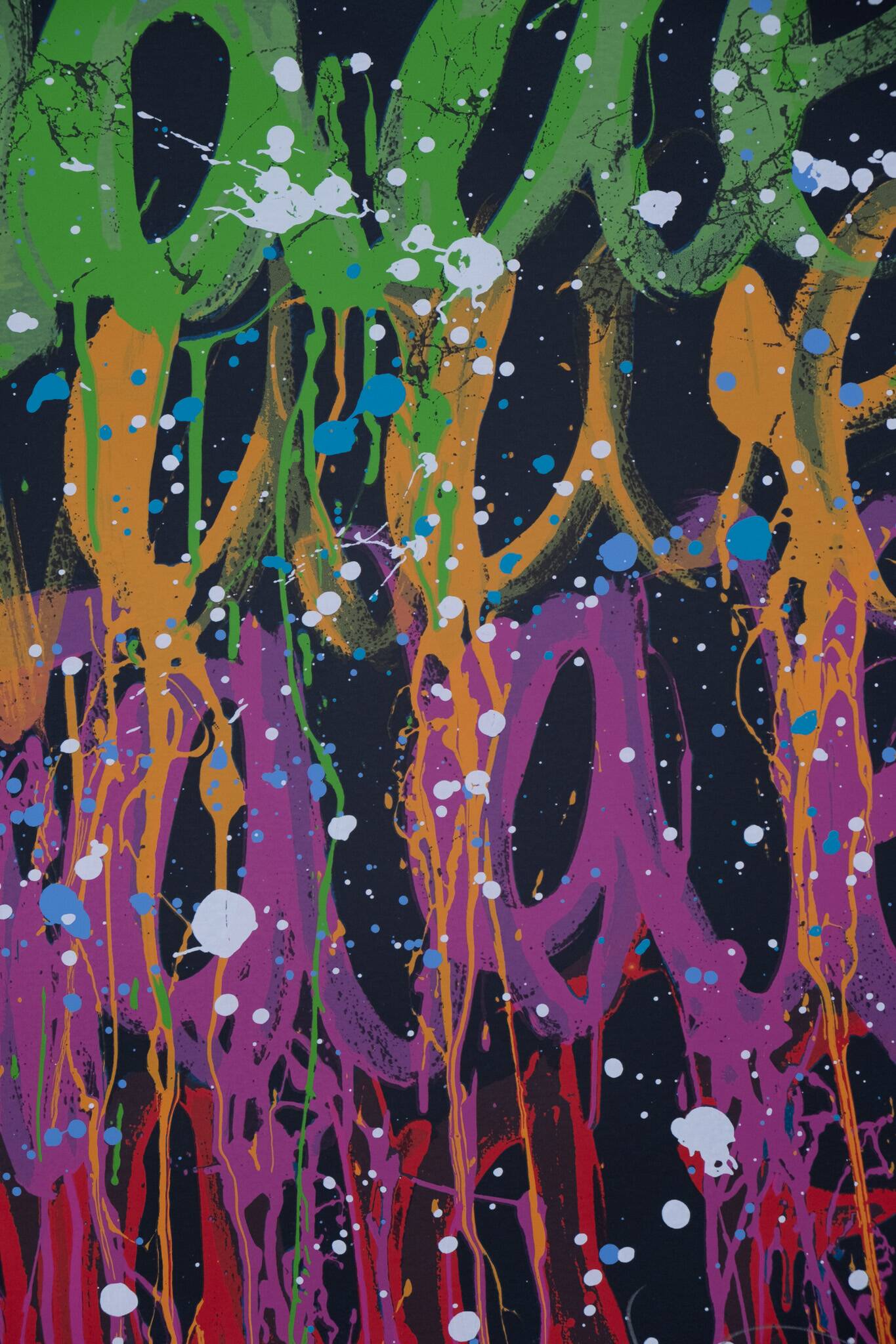 Jonone: blue ii - original signed screenprint