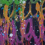 Jonone: blue ii - original signed screenprint