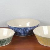 Mid-century German ceramic bowls by Limburg, 1960s, set of 3.