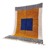 Tapis beni ouraine en laine pure traditionnelle 1,5/2,5 m