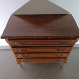 Louis XV style four-drawer chest of drawers