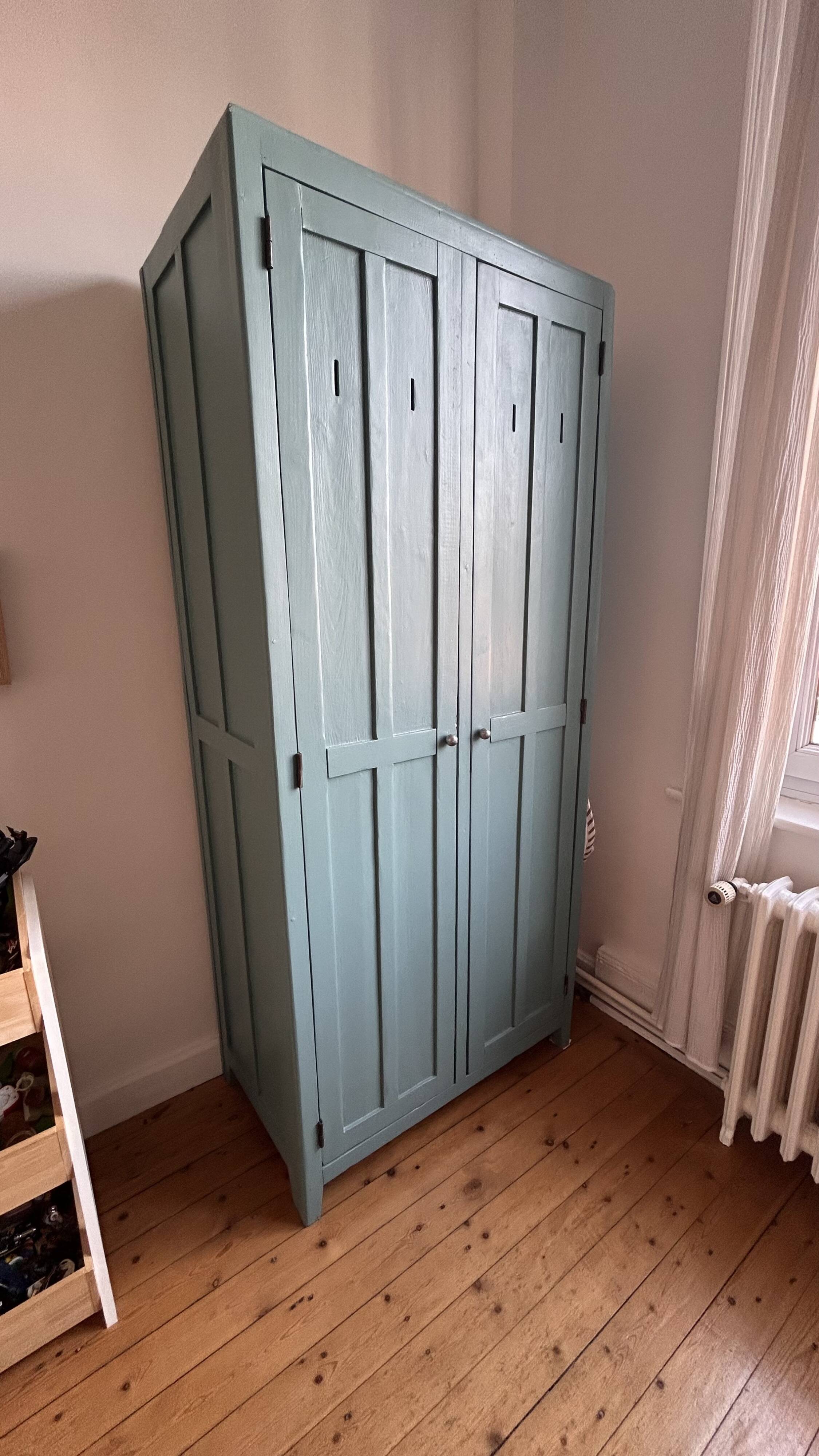 Vintage Parisian antique wardrobe