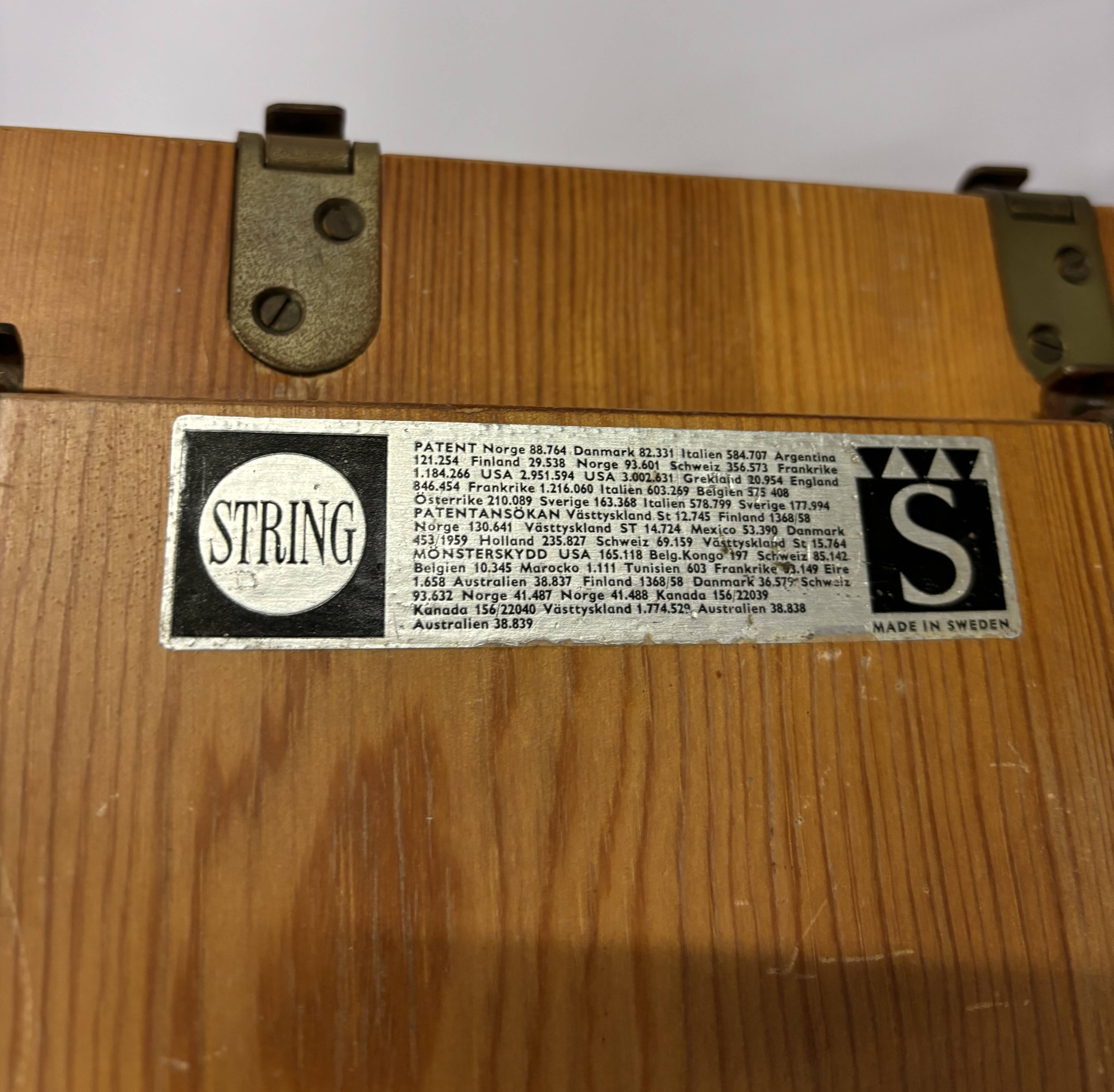 Mid century nisse strinning string wall system 1960