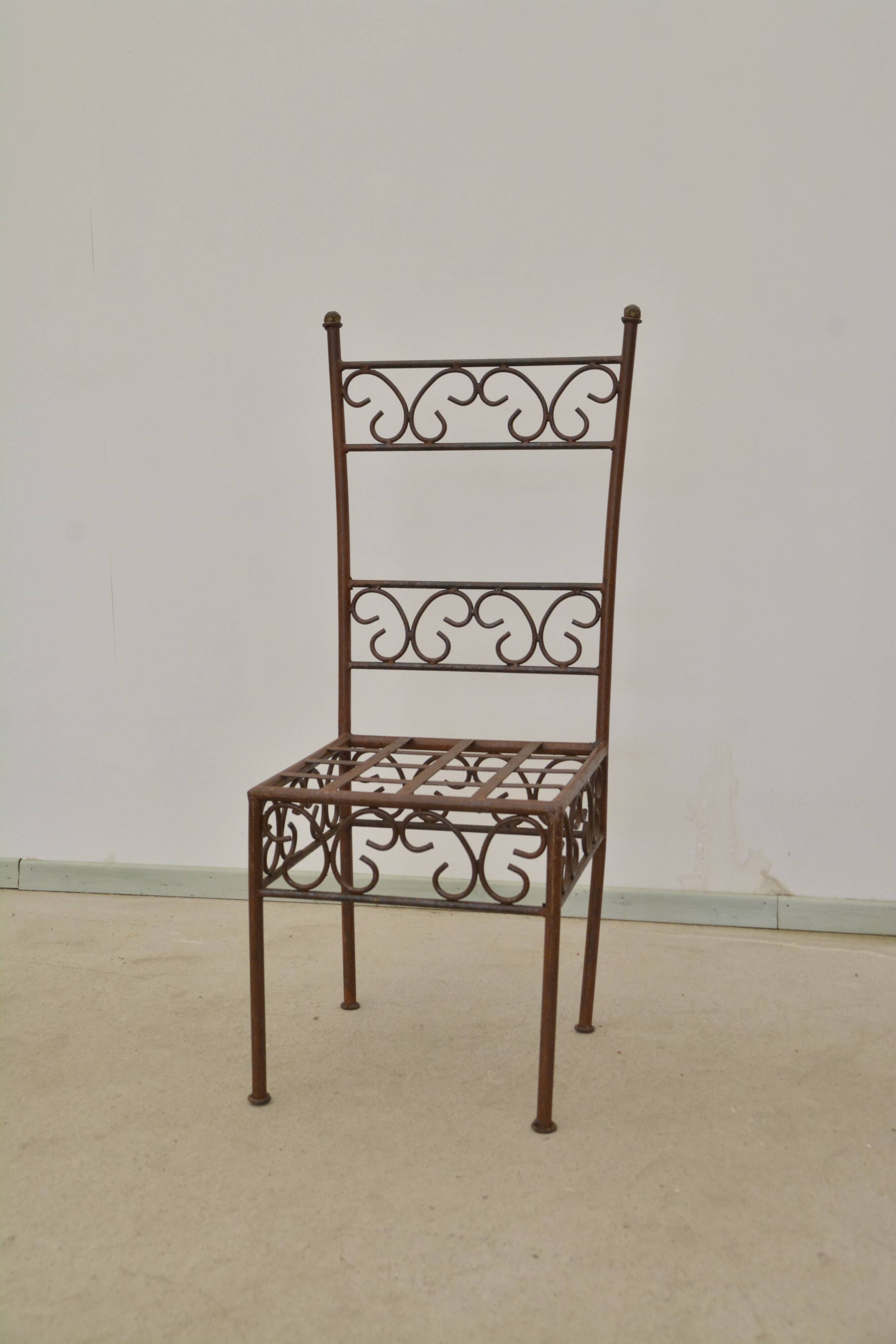 Wrought iron chairs