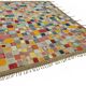Hand-Knotted Turkish Contemporary 254 cm x 313 cm Multicolor Wool Carpet