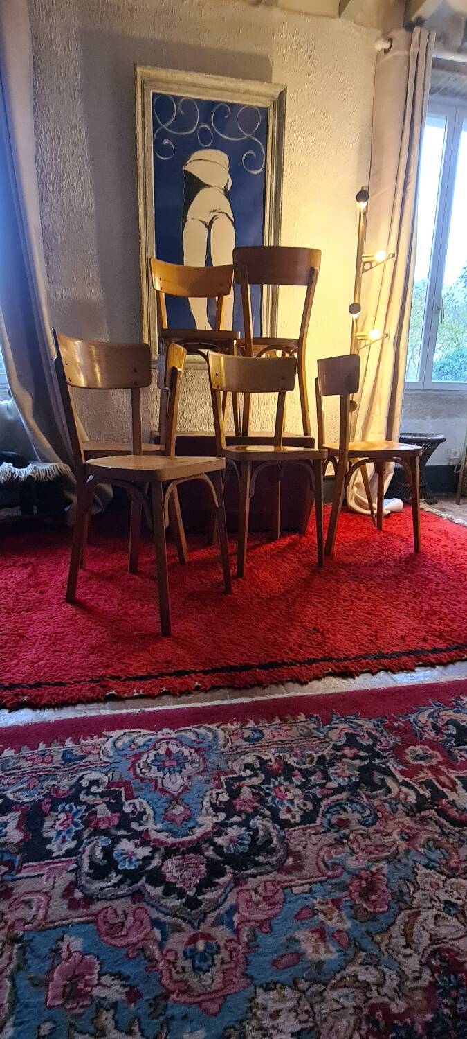Set de 6 chaises bistrot ed Baumann