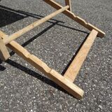 Pair of vintage striped loungers