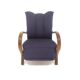 Scandinavian armchair in elm, Swedish Modern, Sweden, 1940
