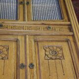 Antique oak grocery furniture