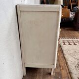 Vintage white chest of drawers feet compass 1960