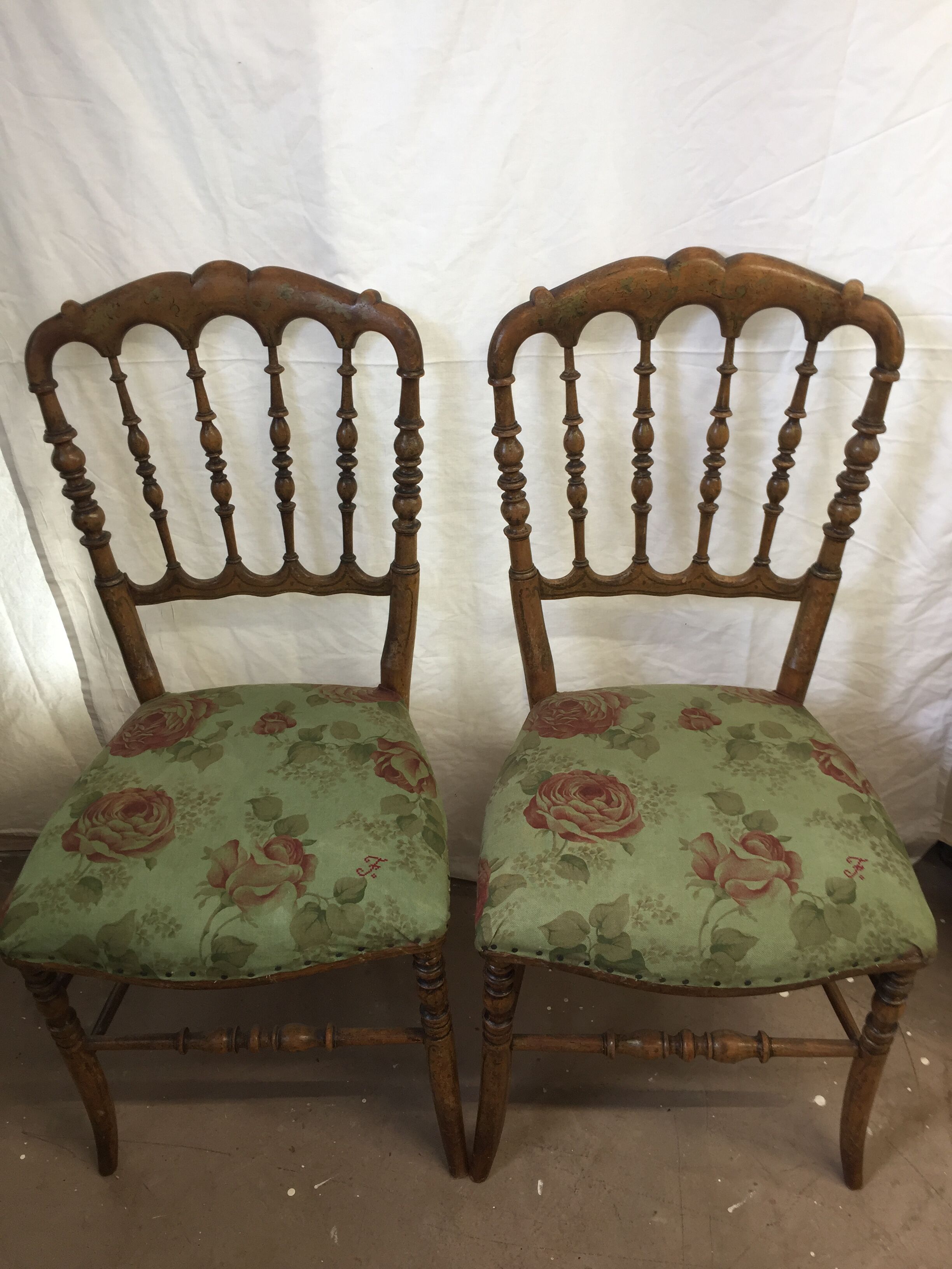 Paire de chaise ancienne style Napoléon