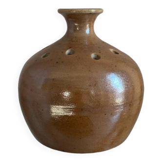 Vase pique fleur en céramique émaillée