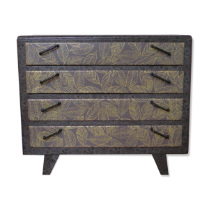 commode marouflée années