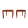 Pair of vintage coffee tables by Brodrene Andersen, Denmark 1960s