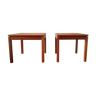 Pair of vintage coffee tables by Brodrene Andersen, Denmark 1960s