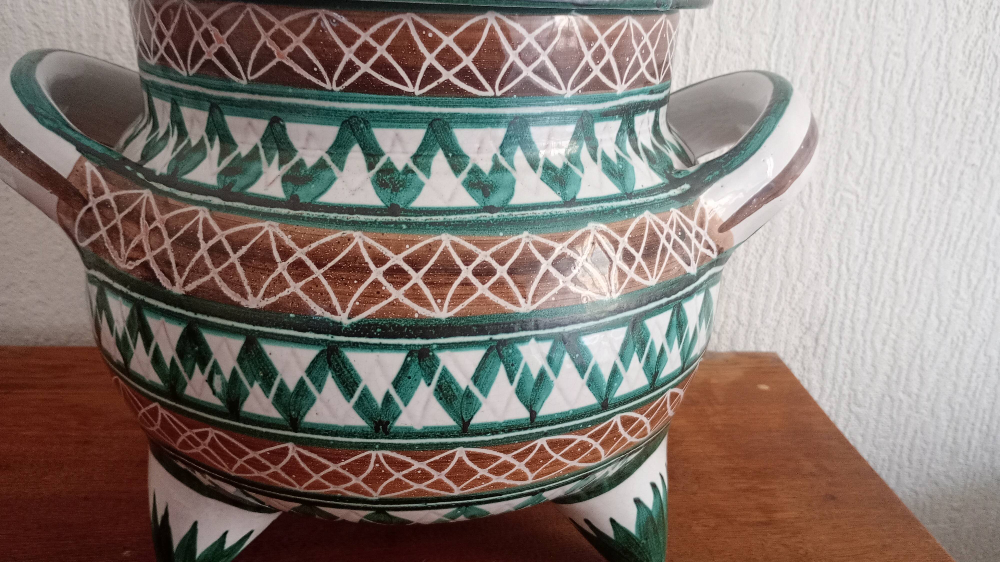 Large Robert Pucault soup tureen. 1950.