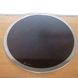 Large amber brown methacrylate tray - Felice Antonio Botta - Italy - 1970s