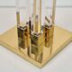 Vintage Regency Acrylic & Brass Table Lamp, Italy, 1970s