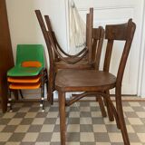 Lot de 2 chaises bistrot