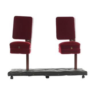 Red cinema chairs