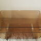 Table basse en plexiglas Michel Dumas vintage