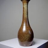 High soliflore turned stoneware vintage 90-2000 Christophe and Natalie Hurtault