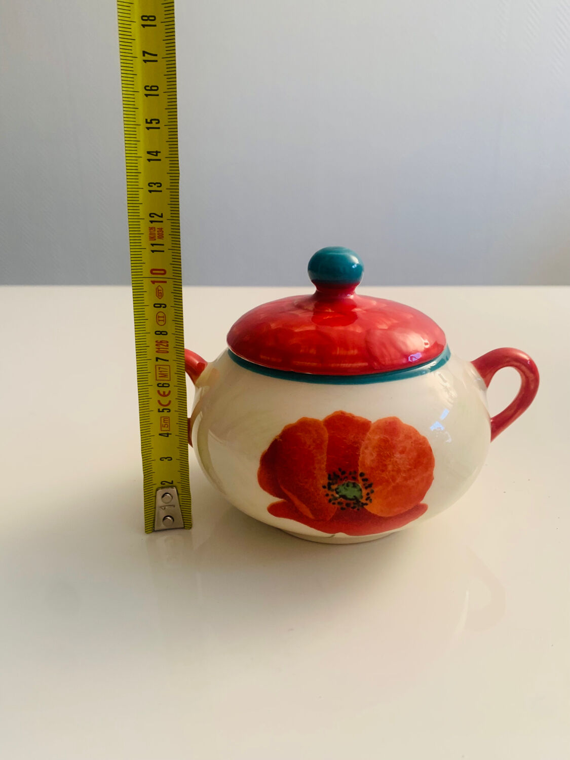 Lunéville porcelain coffee/tea service - "Poppy" collection