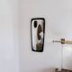 Large, asymmetrical Rockabilly-style crystal mirror, 1960s.