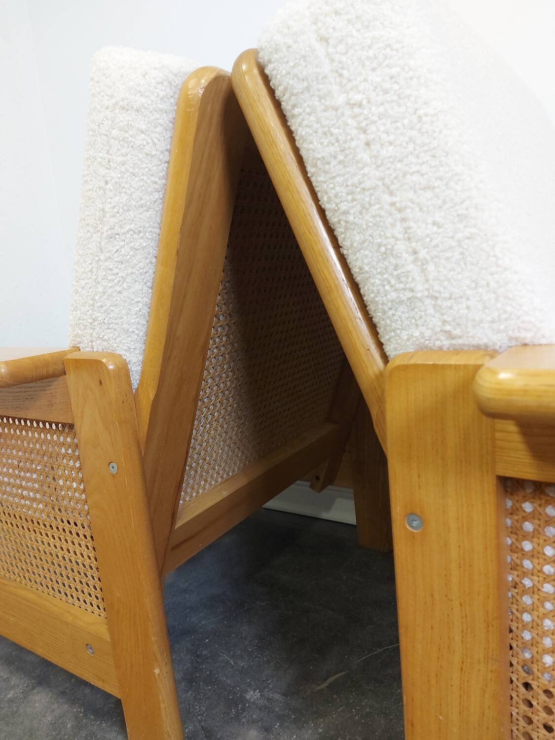 Paire de fauteuils/chaise longue des années 1970