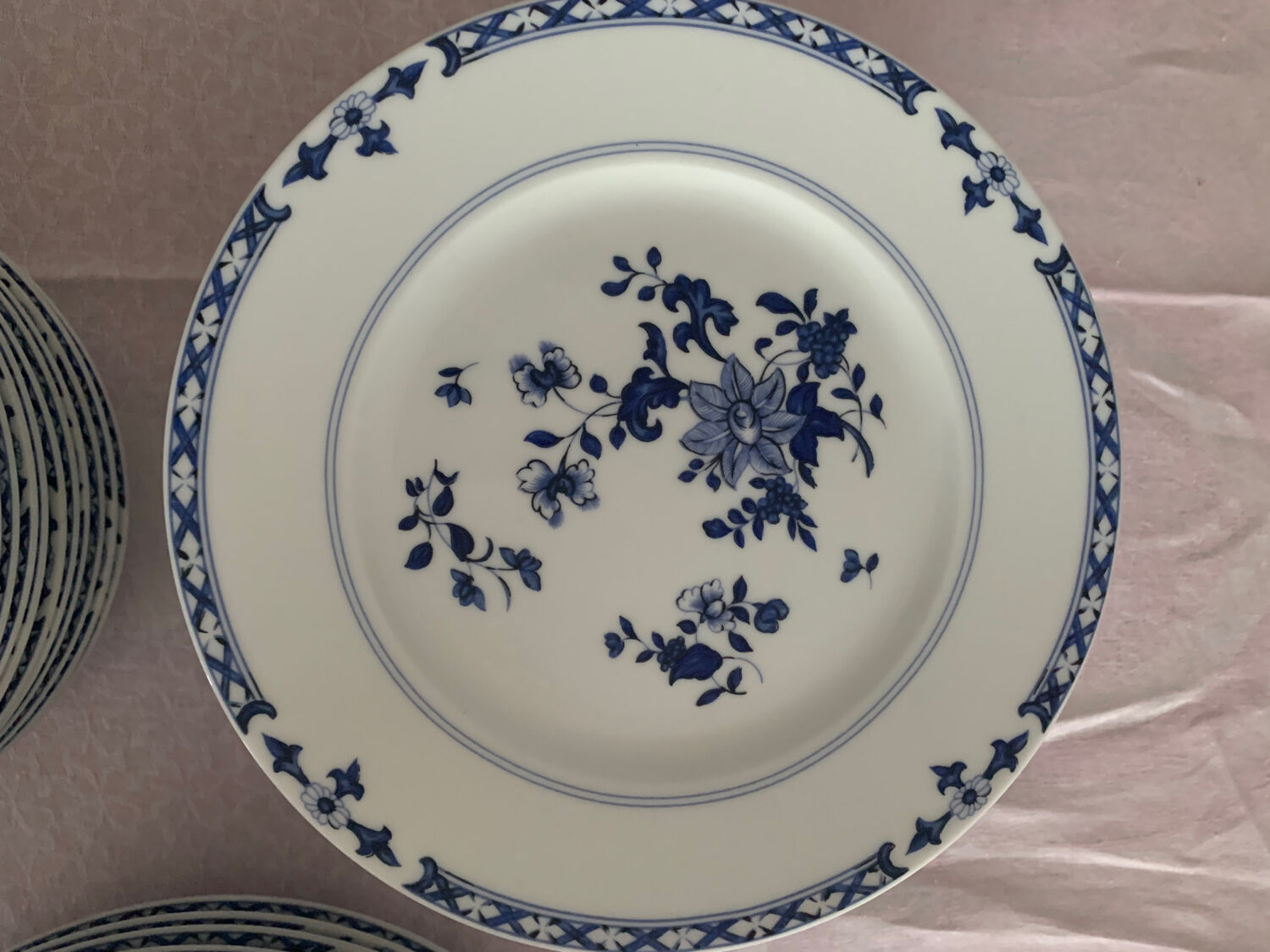 Amphitrite tableware service Ervuis and Raynaud 64 pieces