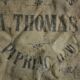 Burlap sack flour mill Thomas Brittany