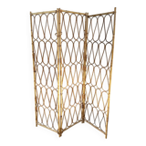 Vintage rattan screen