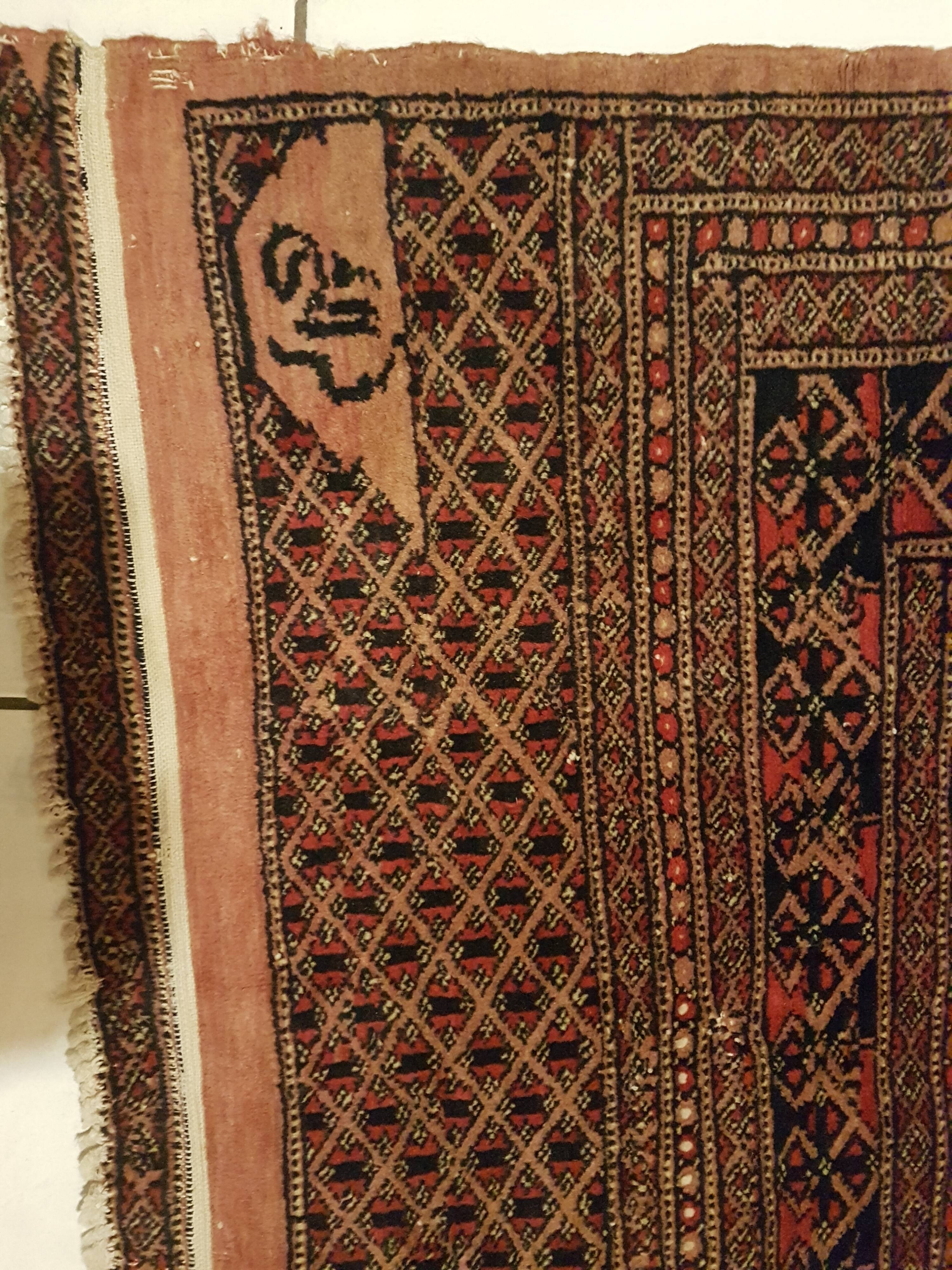 Iranian Persian carpet 178x124cm handmade