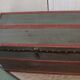 Old chest trunk wood studded