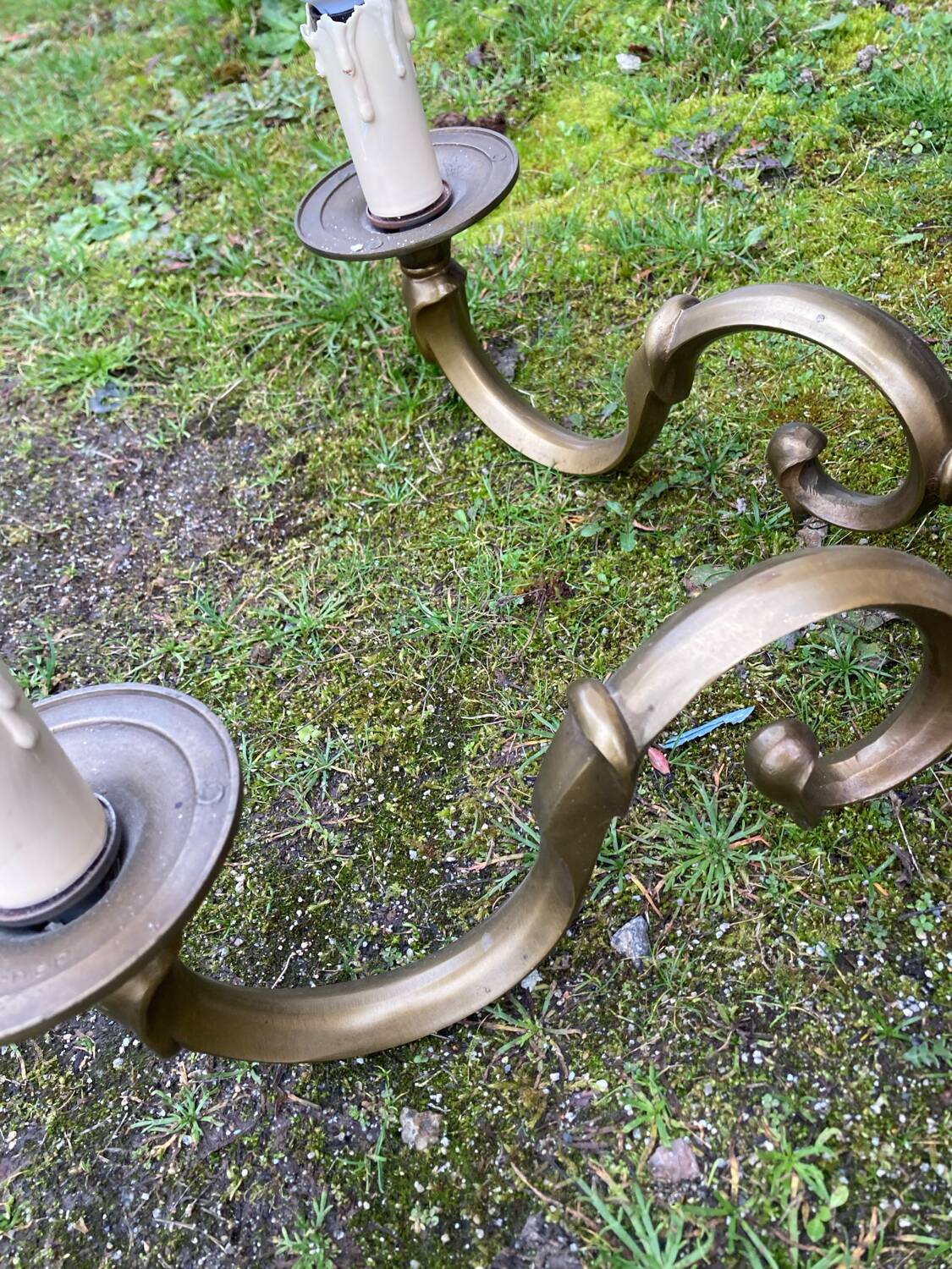 Bronze chandelier 6 branches