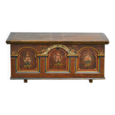 Folk art bridal chest, 1875