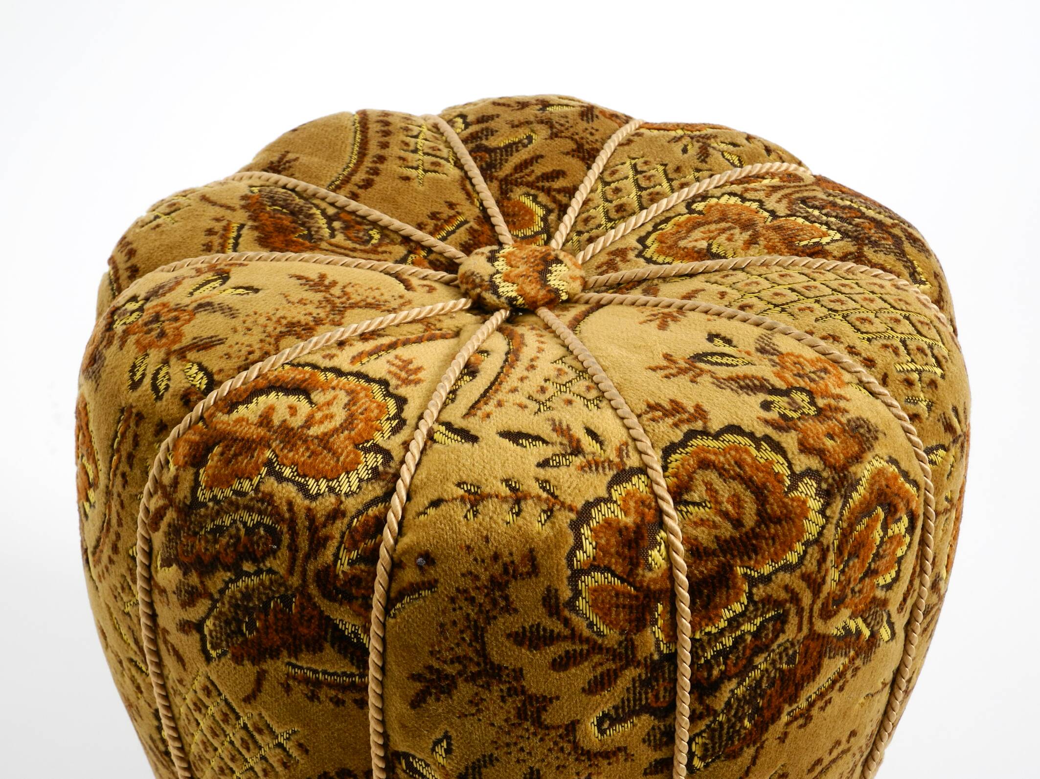 Original Pouf Stool by Jindrich Halabala from 1958 | Art Deco Bauhaus