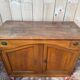 Louis XVI style buffet in solid cherry wood.