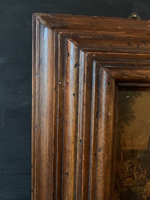 Vintage wooden Huguenot frame